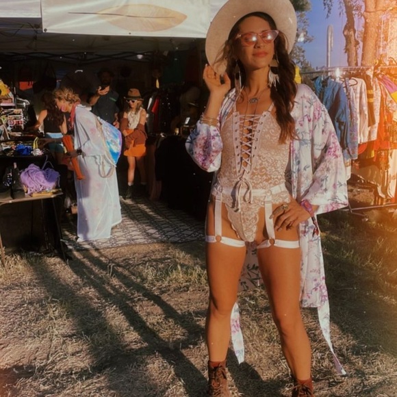 We Are HAH “Spinster” Reversible Lace Bodysuit - Picture 6 of 8